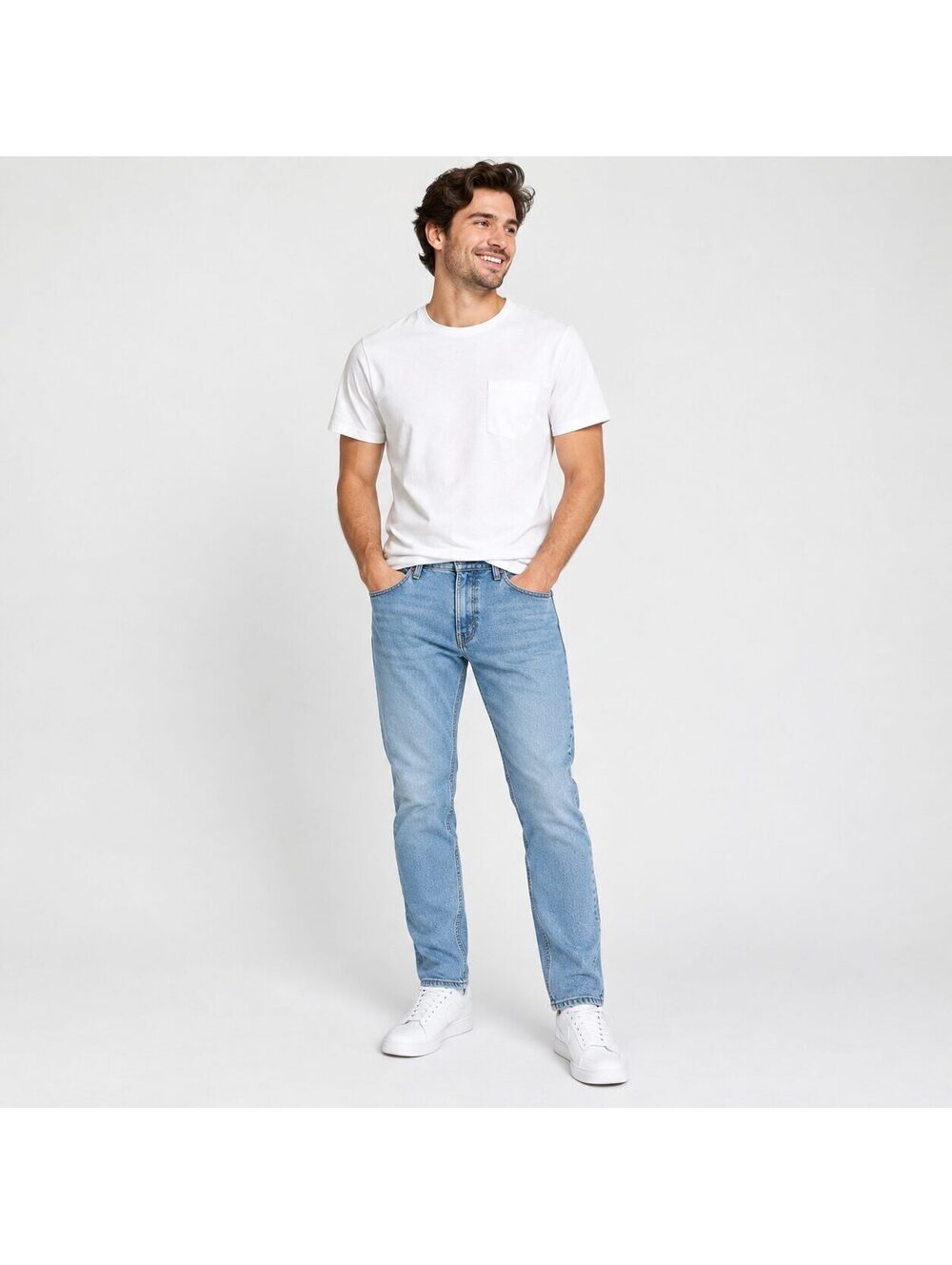 Levi's 512 Slim Taper Jeans Men's 32x32 Light Wash Stretch Denim